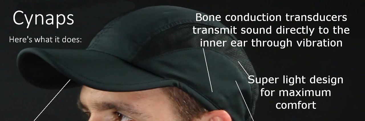 Cynaps Running Cap with Bluetooth Bone Conduction banner