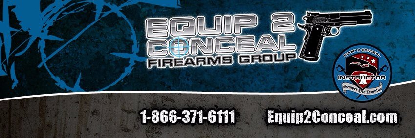 Equip 2 Conceal Firearms Group banner