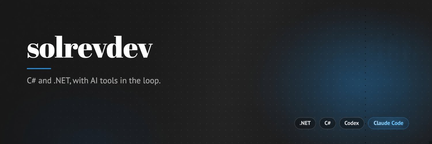 solrevdev's profile banner image