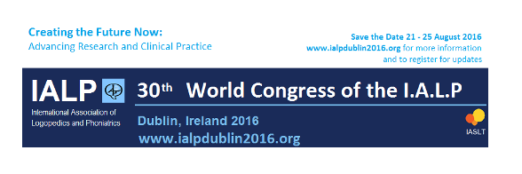 IALP Dublin 2016 banner