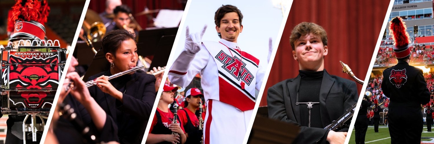A-State Bands banner