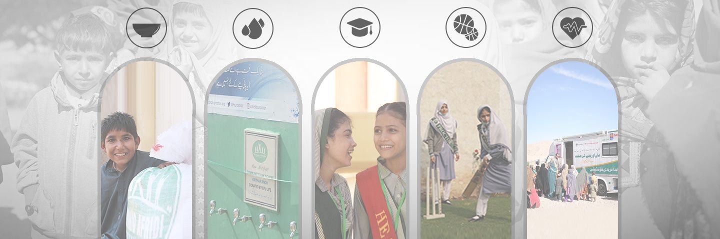 Shahid Afridi Foundation banner