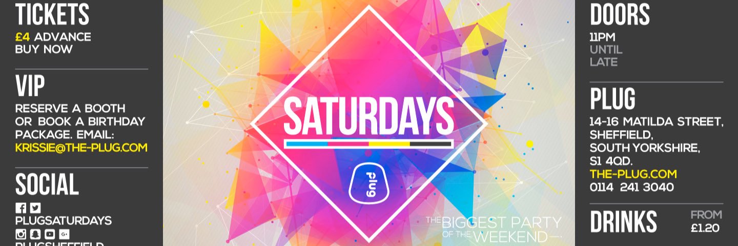 Plug Saturdays banner