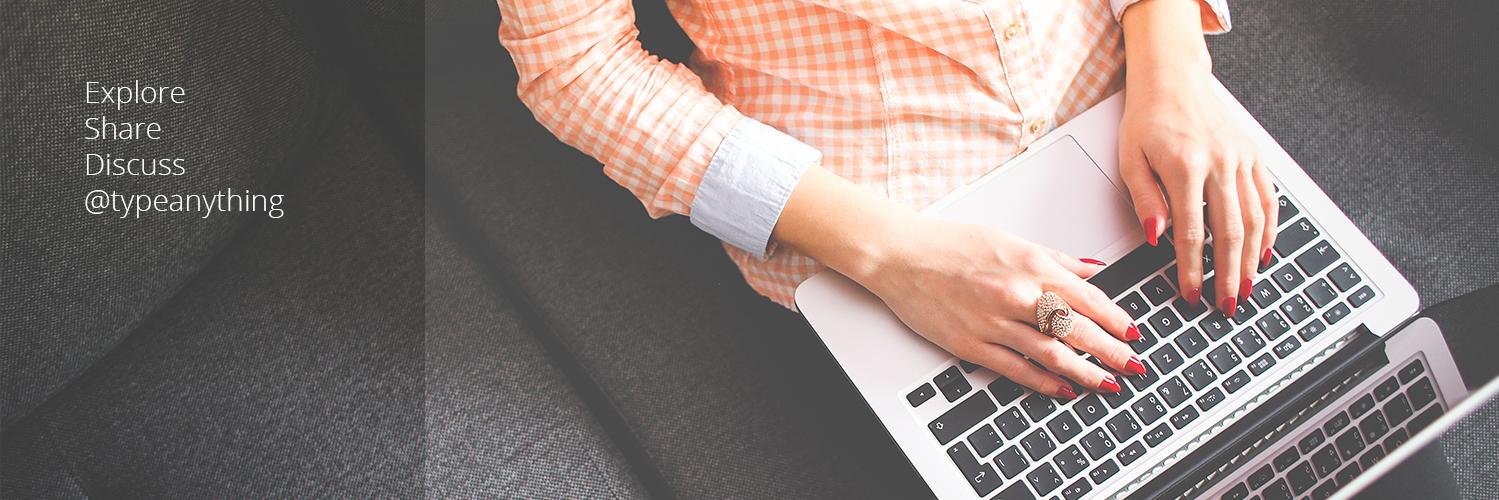 typeanythingCOM's profile banner image