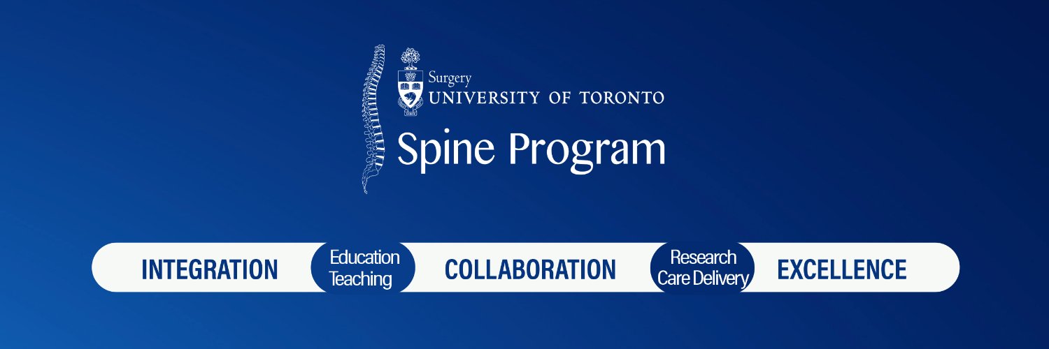 Spine Program, University of Toronto Profile Banner