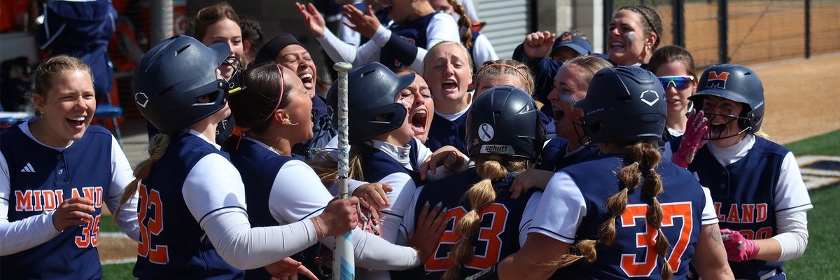 Midland Softball's banner