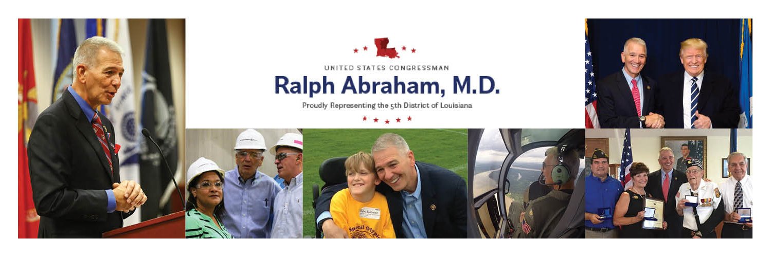 Rep. Ralph Abraham banner