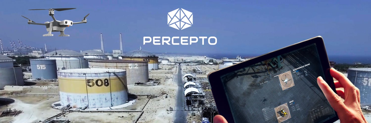 Percepto- Autonomous Drones banner