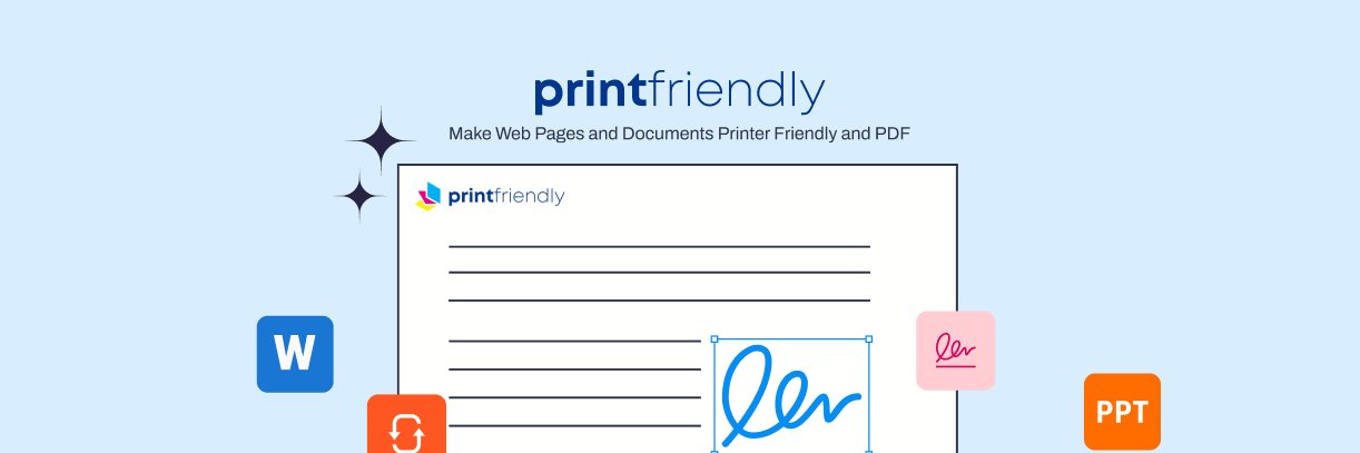 PrintFriendly banner