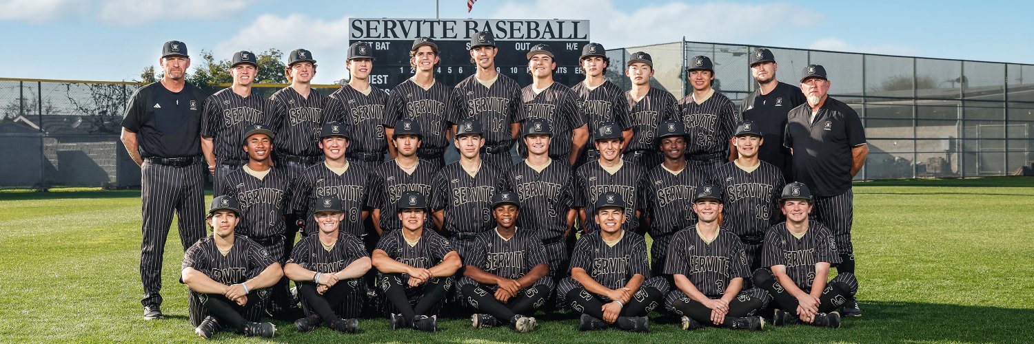 Servite Baseball banner