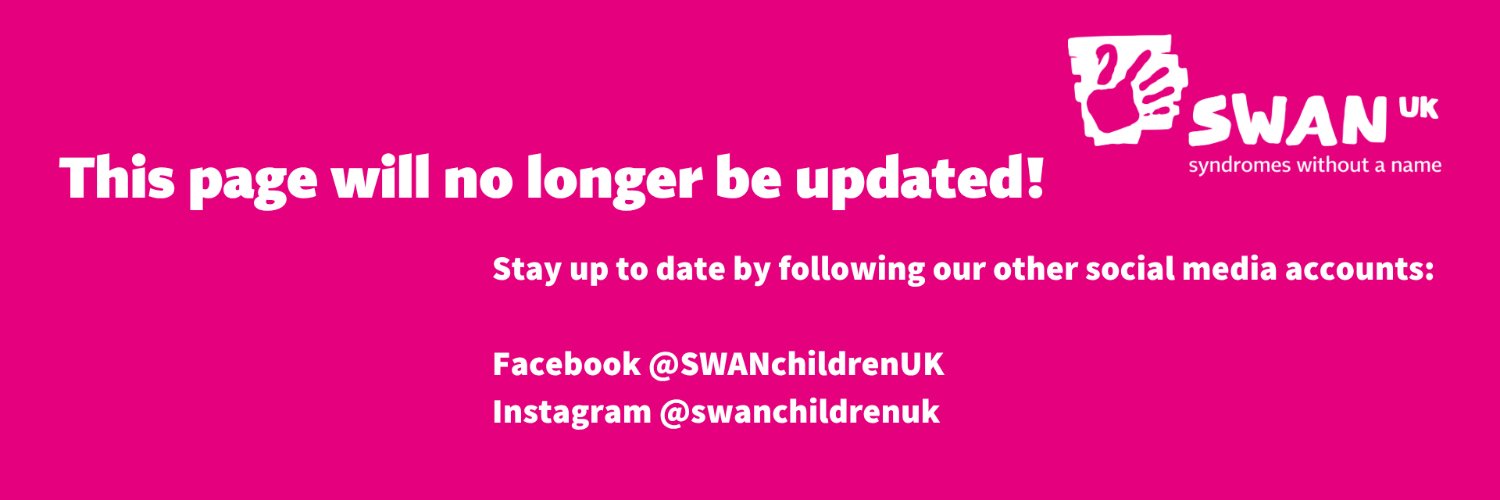 SWAN UK (syndromes without a name) banner