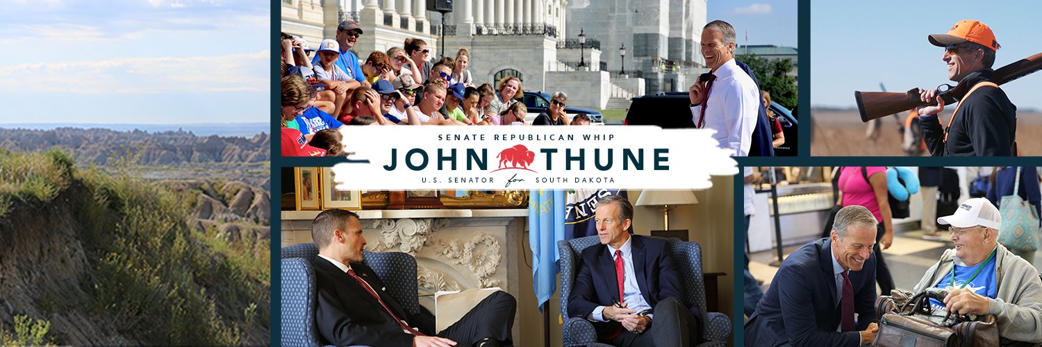 Senator John Thune Profile Banner