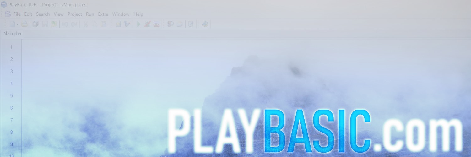 PlayBasic's profile banner image