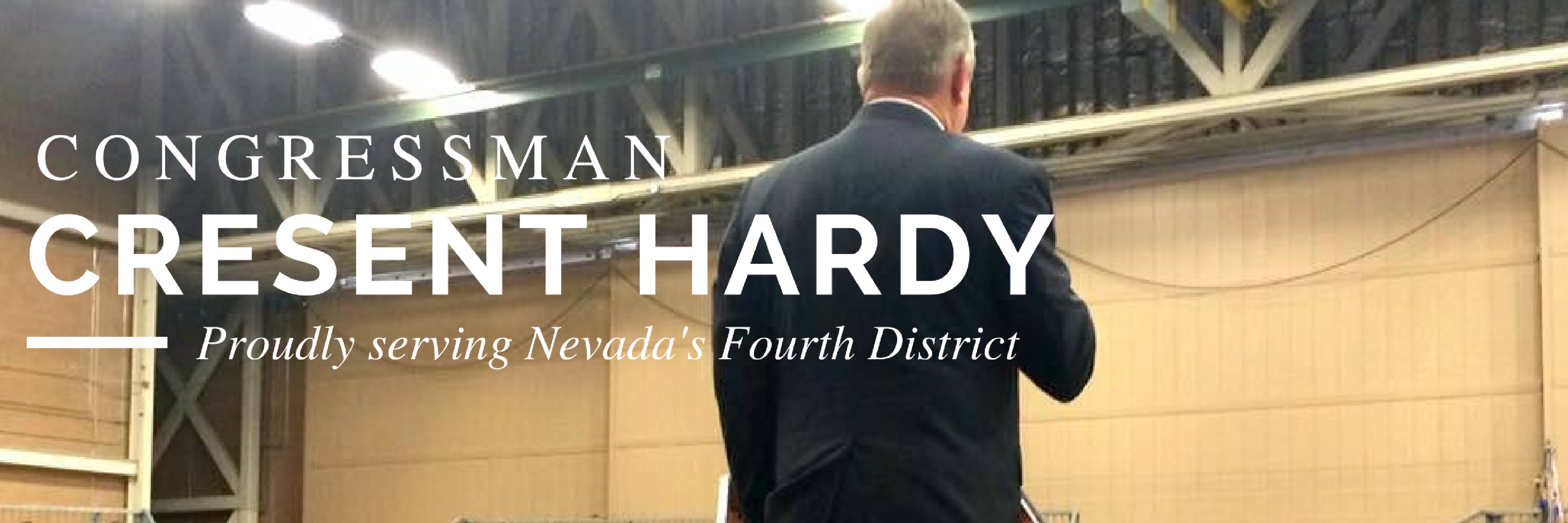 Rep. Cresent Hardy banner