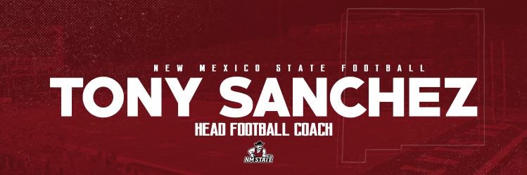Coach Tony Sanchez's banner