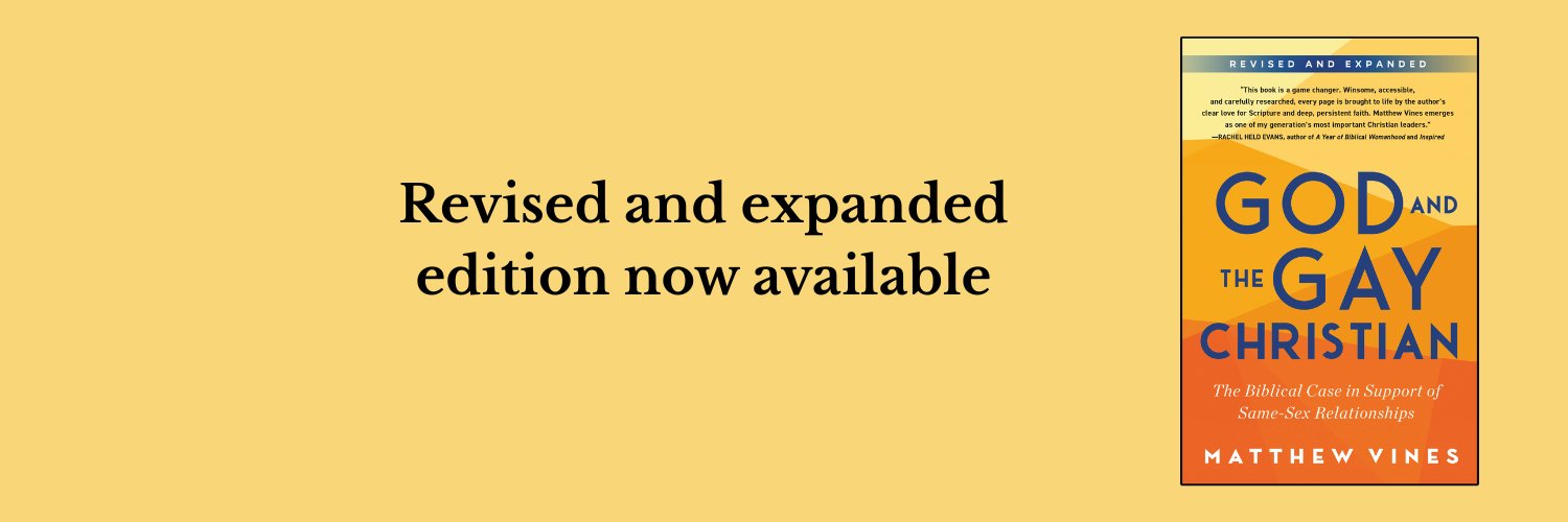 Matthew Vines banner