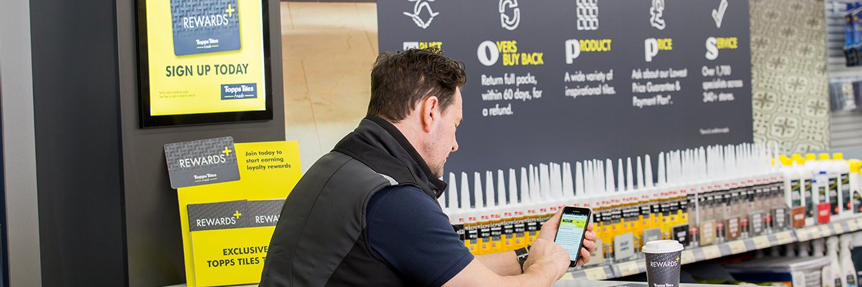 Topps Tiles Trade banner