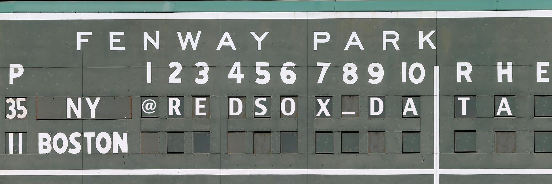 Red Sox Data banner
