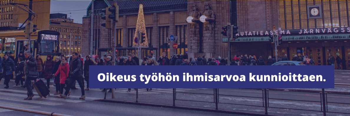 Työttömien Keskusjär banner