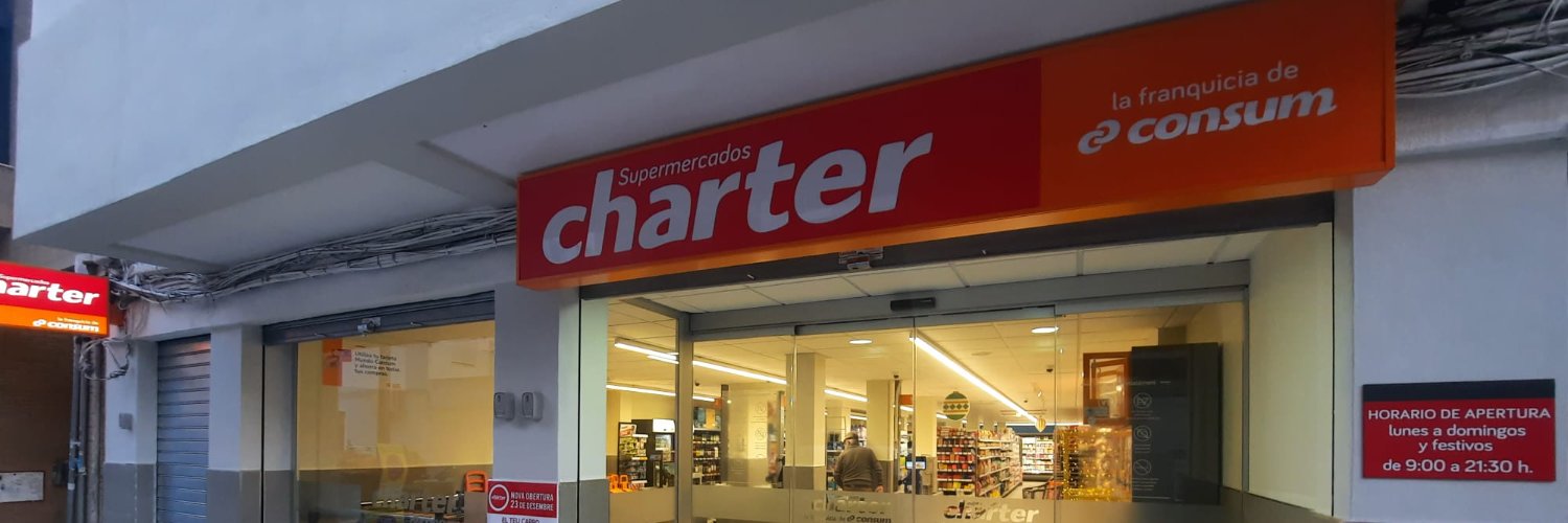 Supermercado Charter banner