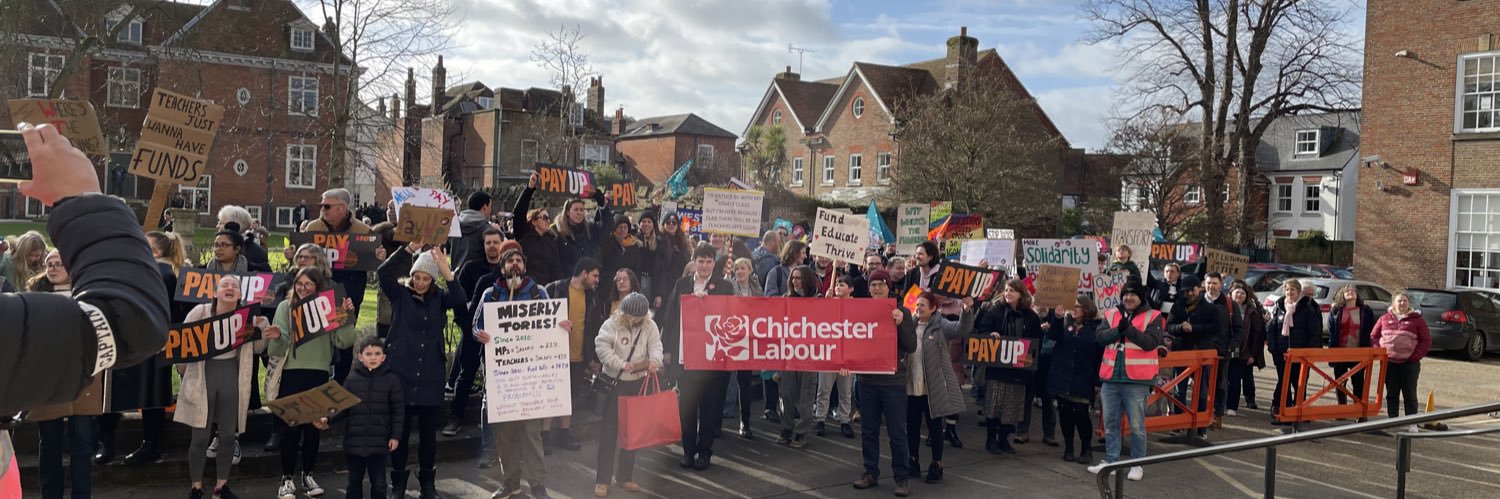 Chichester Labour banner