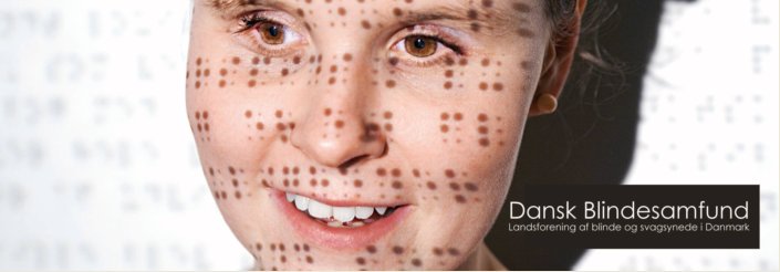 Dansk Blindesamfund banner