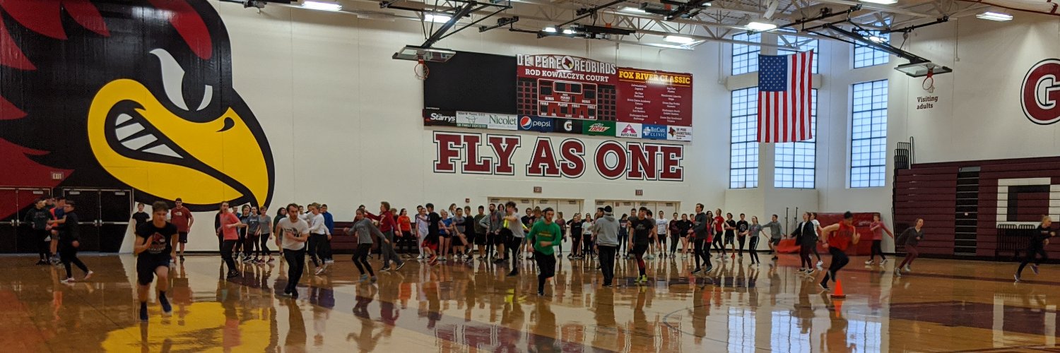 De Pere High School CC and T&F banner