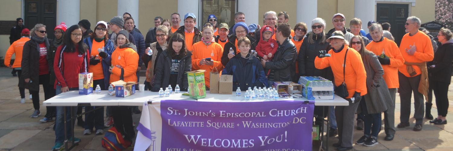 St. John's Church, Lafayette Square banner
