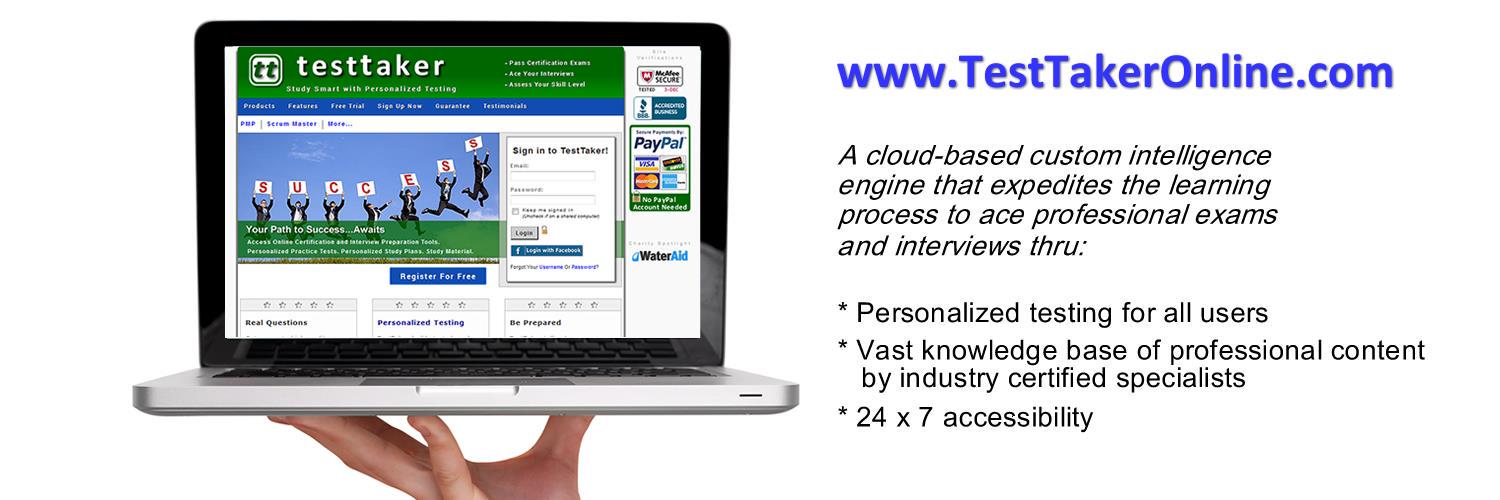 TestTaker Support banner