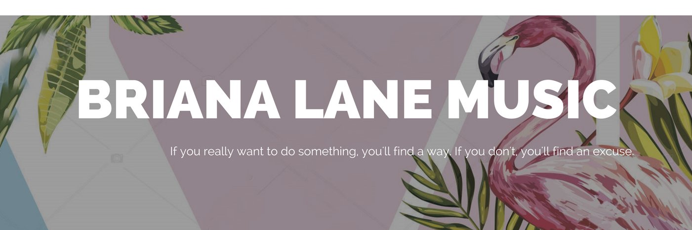 BRIANA LANE MUSIC banner