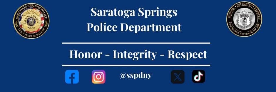 Saratoga Springs PD banner