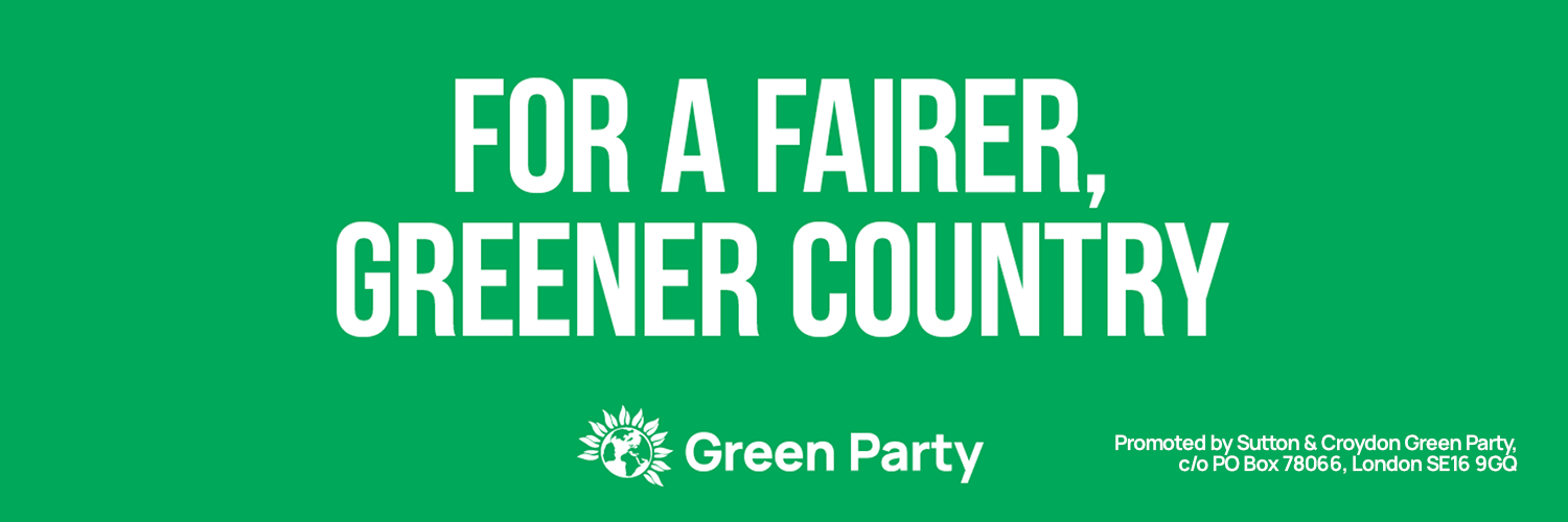 Croydon Green Party banner