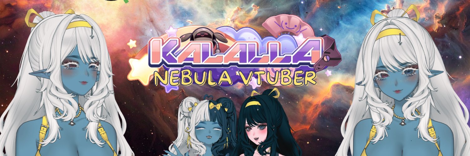 Kalalla ｡ﾟ☆*.☽ Nebula Vtuber banner