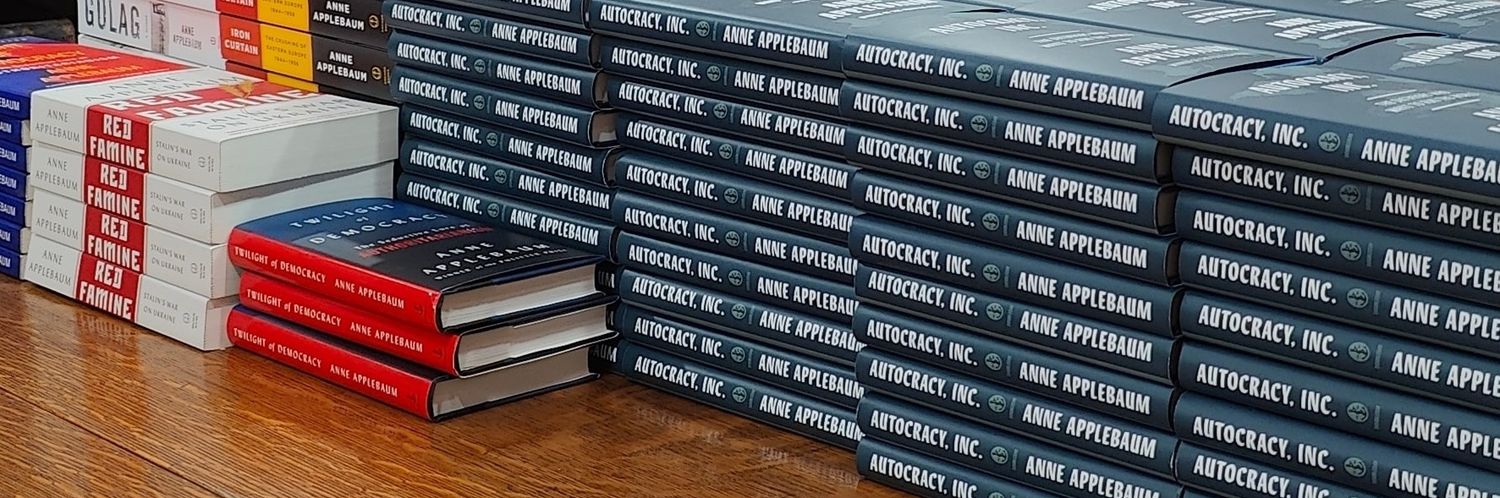 Anne Applebaum's banner