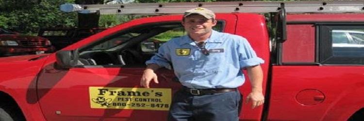 Frame's Pest Control banner