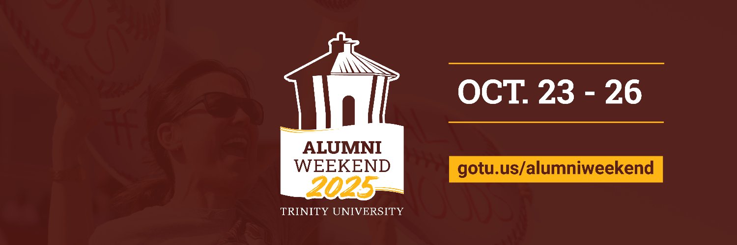 Trinity University Alumni Association's banner