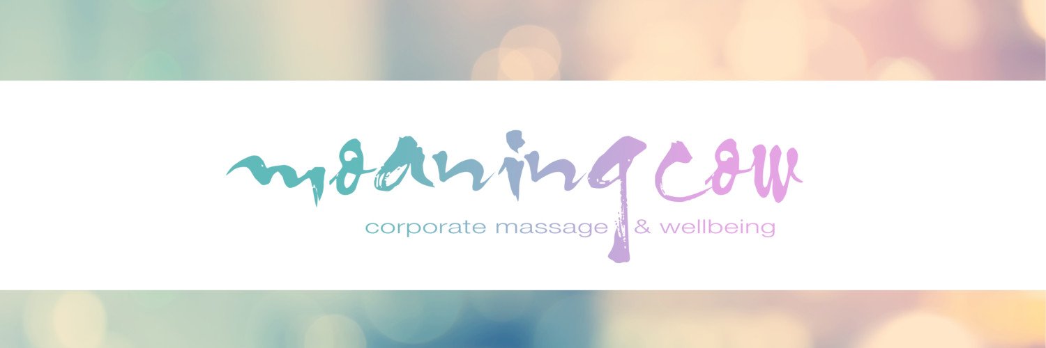 Moaning Cow Corporate Massage & Wellbeing banner