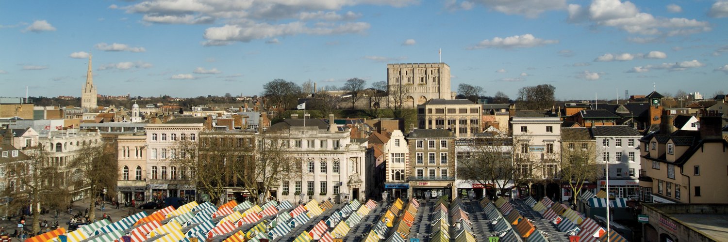Norwich City Council's banner