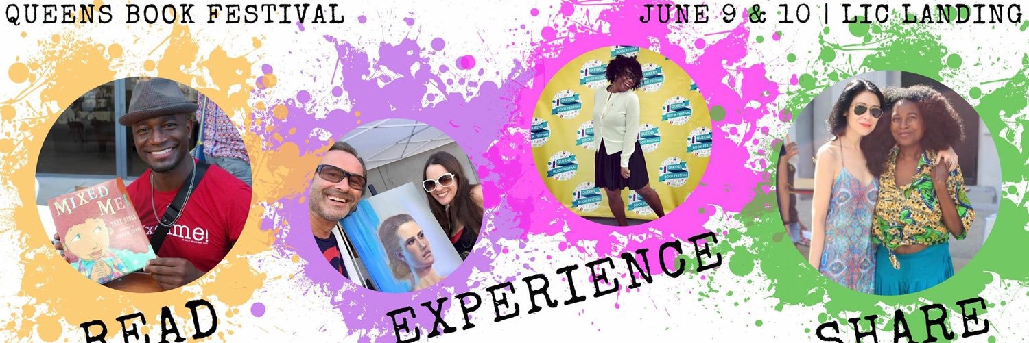 Queens Book Festival banner