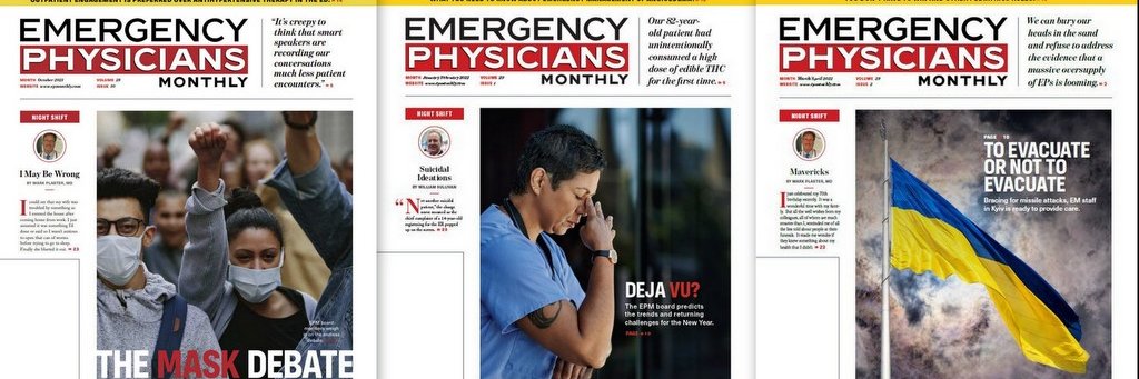 Emergency Physicians Monthly banner