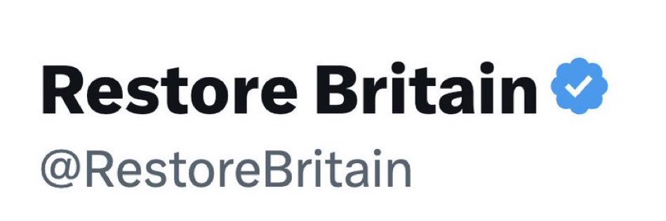RestoreBritain 2029 banner