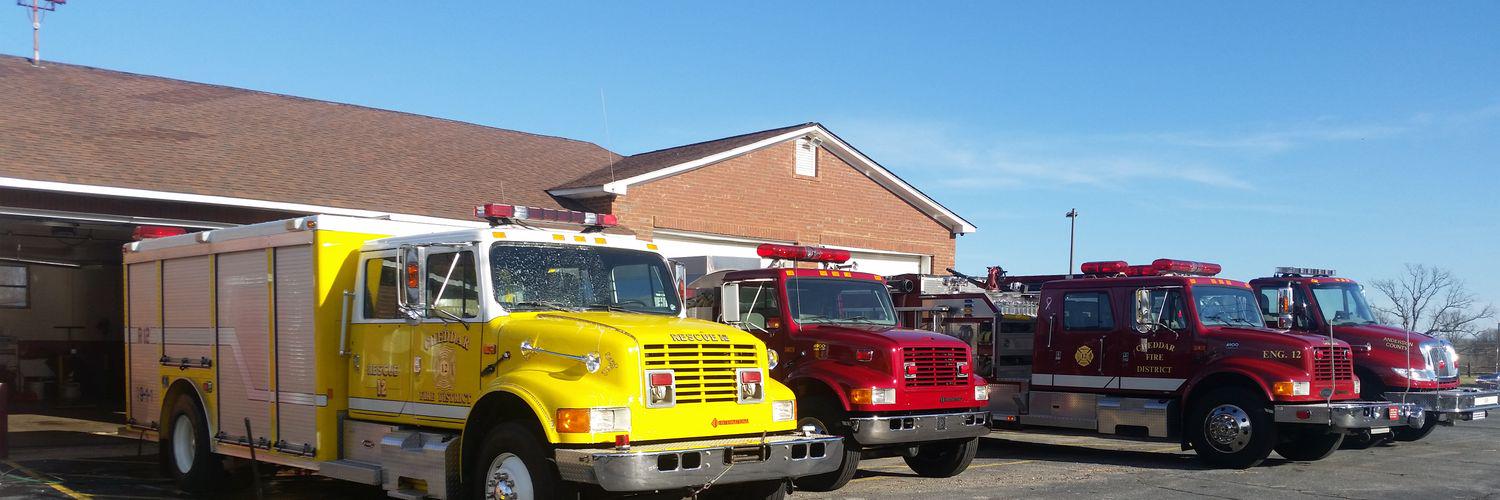 Cheddar Fire Dept. banner