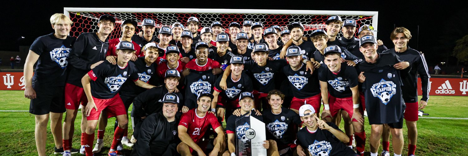Indiana Men's Soccer's banner