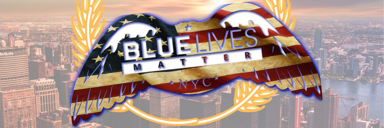 Blue Lives Matter NY banner