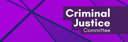 Criminal Justice Committee's banner