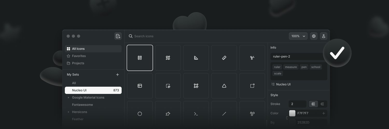 Nucleo Icons's banner