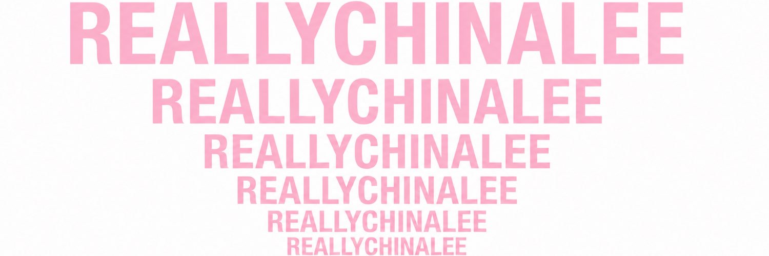 reallychinalee's profile banner image