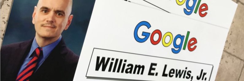 William E. Lewis, Jr. - Bill Lewis banner