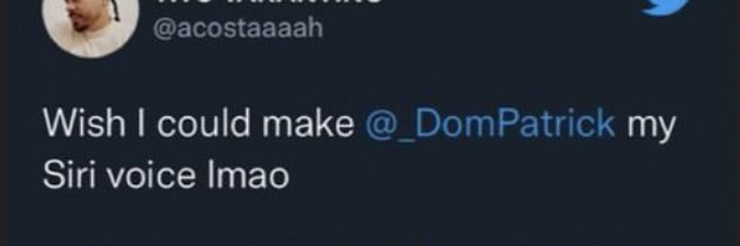 Dominiqué Patrick banner