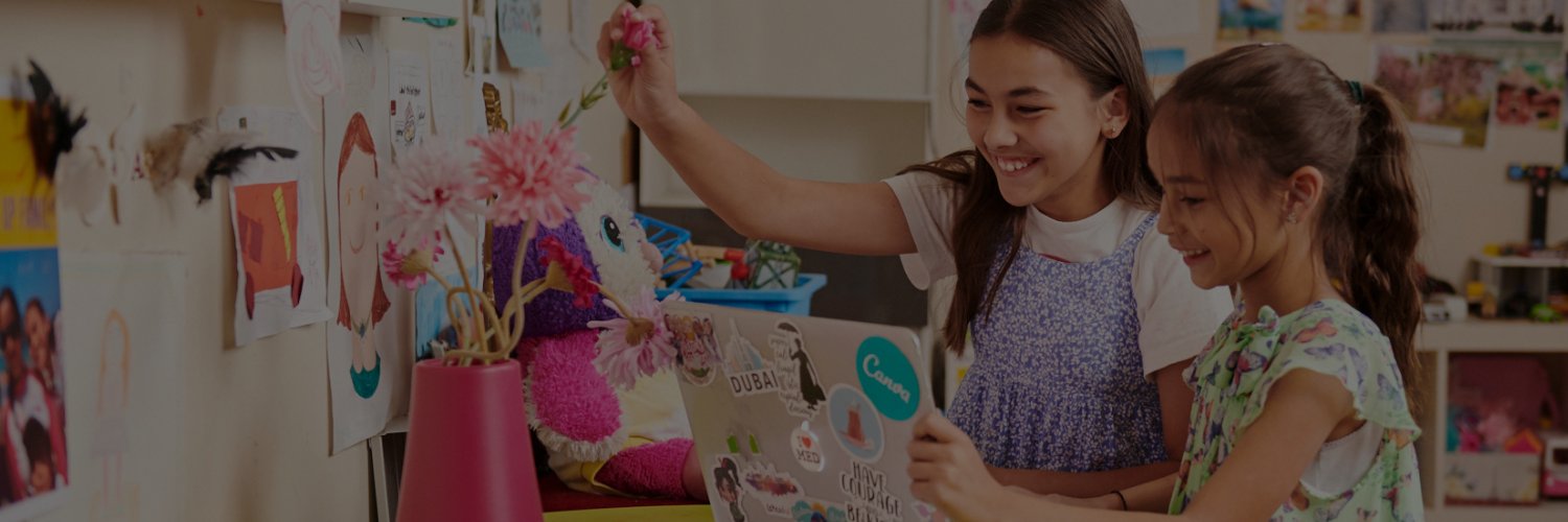 Canva Education's banner